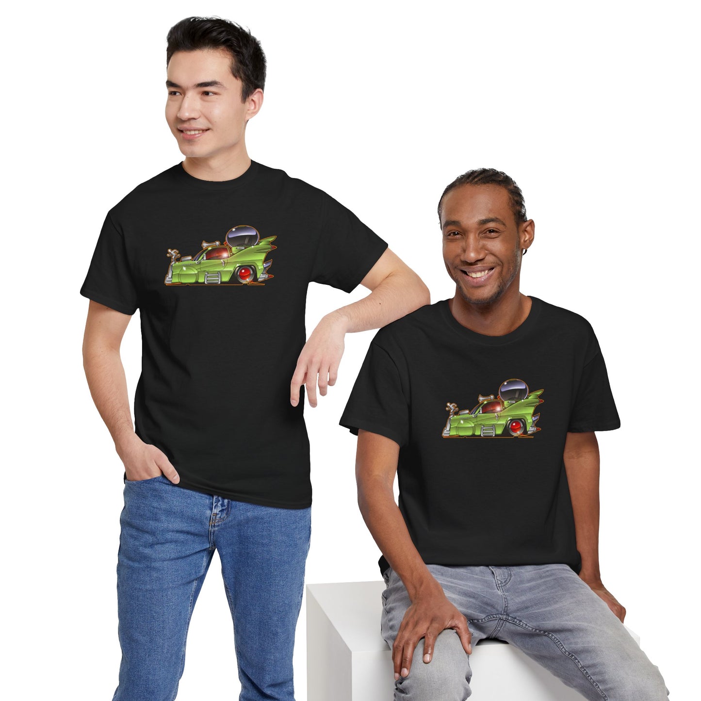 THE SIMPSONS HOMER CAR Fireball Art Tee Shirt - Multiple Sizes
