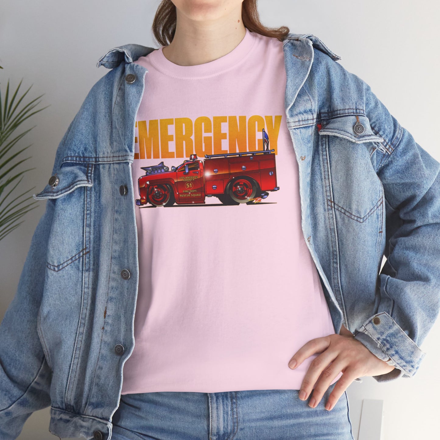 EMERGENCY TV Show SQUAD 51 Concept Art TEE Shirts 13 Colors