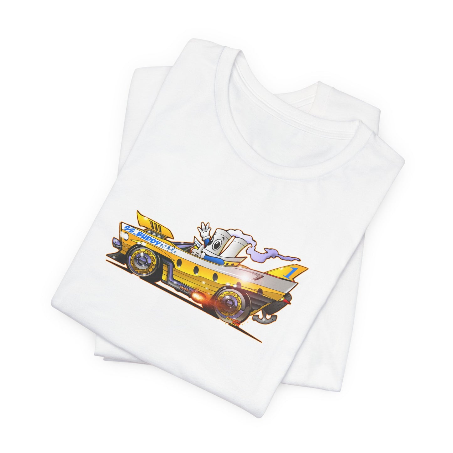 BUDDY CRUISE BUDDYMOBILE Custom Car Art Short Sleeve Tee in 17 Colors