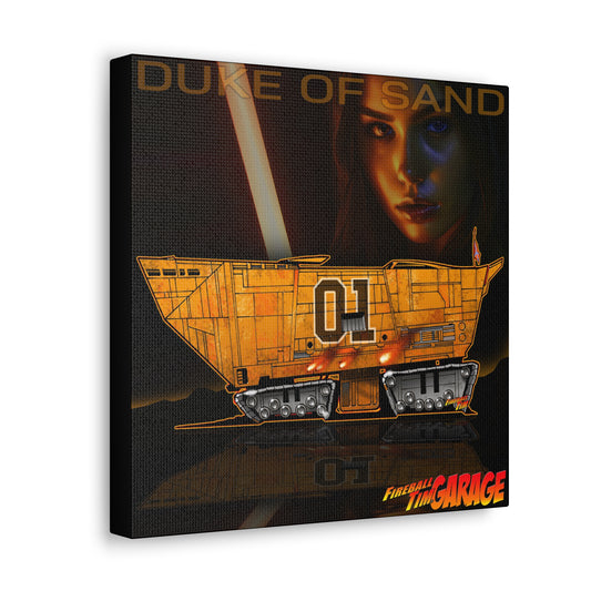 DUKE OF SAND Dukes of Hazzard Sandcrawler Concept Art Print 12x12