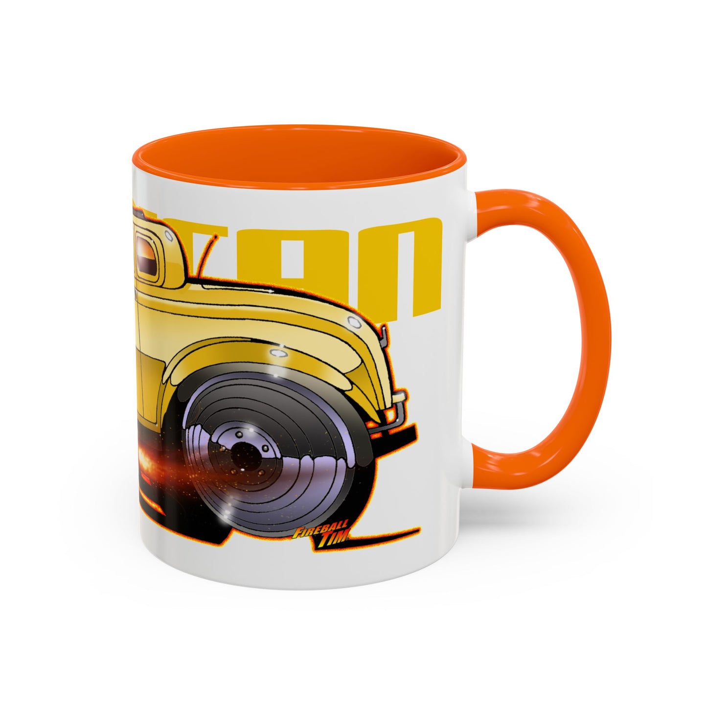 AMERICAN GRAFFITI '32 HOT ROD Movie Car Collectible Fireball Art Coffee Mug - 2 Sizes