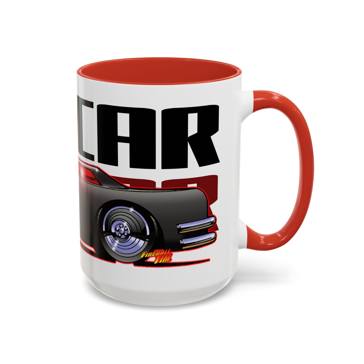 THE CAR Movie Car Collectible Fireball Art Coffee Mug - 2 Sizes