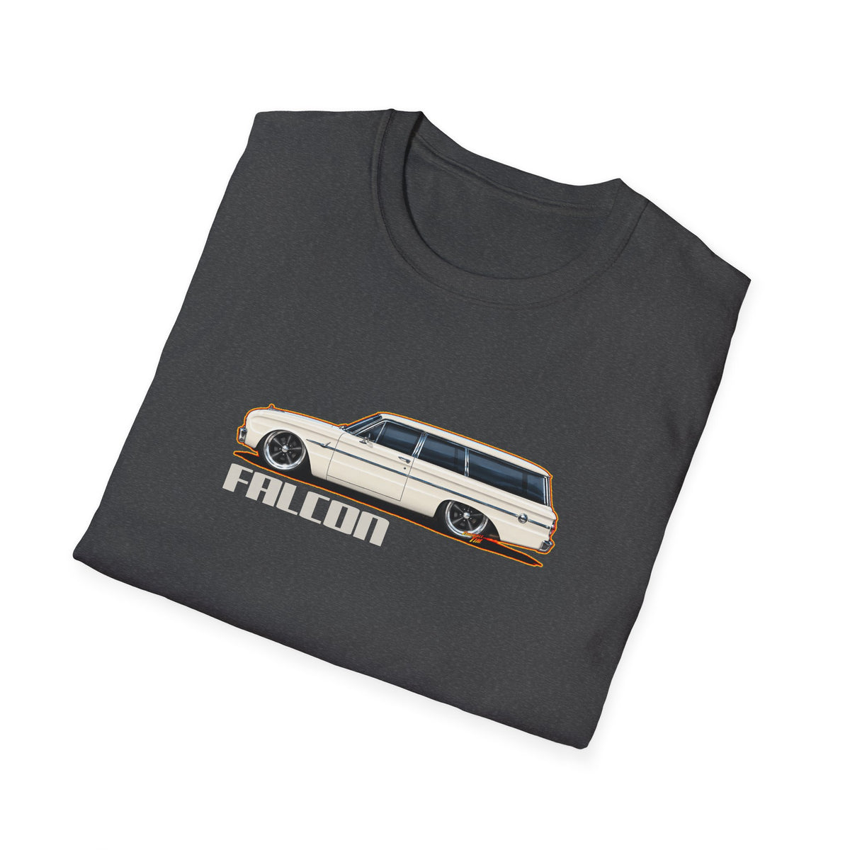 FORD FALCON WAGON Collectible Fireball Art TeeShirt