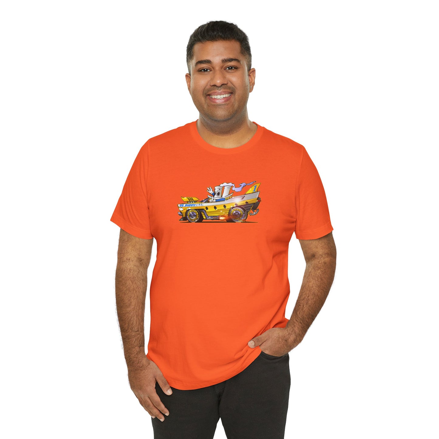 BUDDY CRUISE BUDDYMOBILE Custom Car Art Short Sleeve Tee in 17 Colors