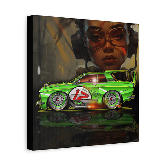 DATSUN 510 DIECAST BREAKDOWN JDM Canvas Art Wall Print - 2 Sizes