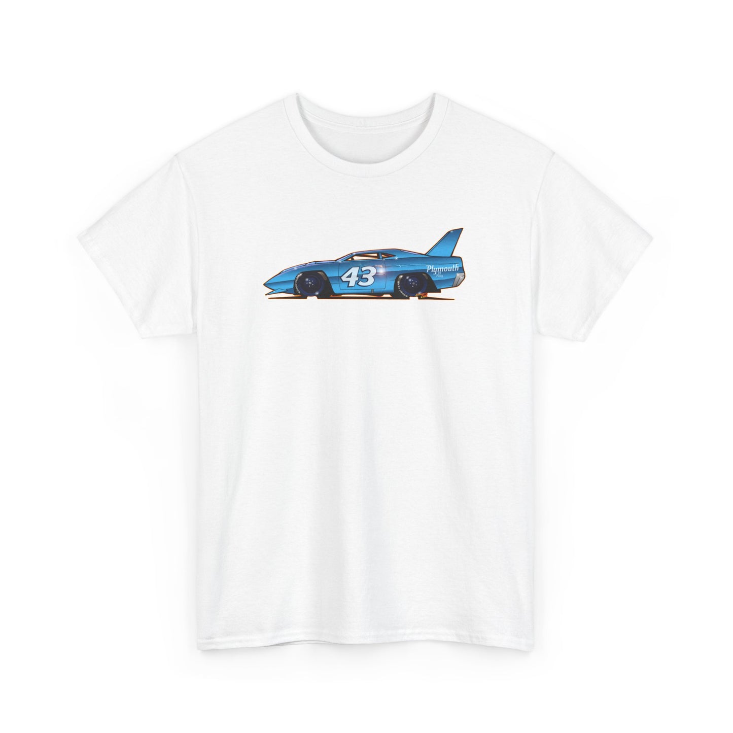 NASCAR Richard Petty 43 Plymouth Collectible Unisex Heavy Cotton Tee 8 Colors