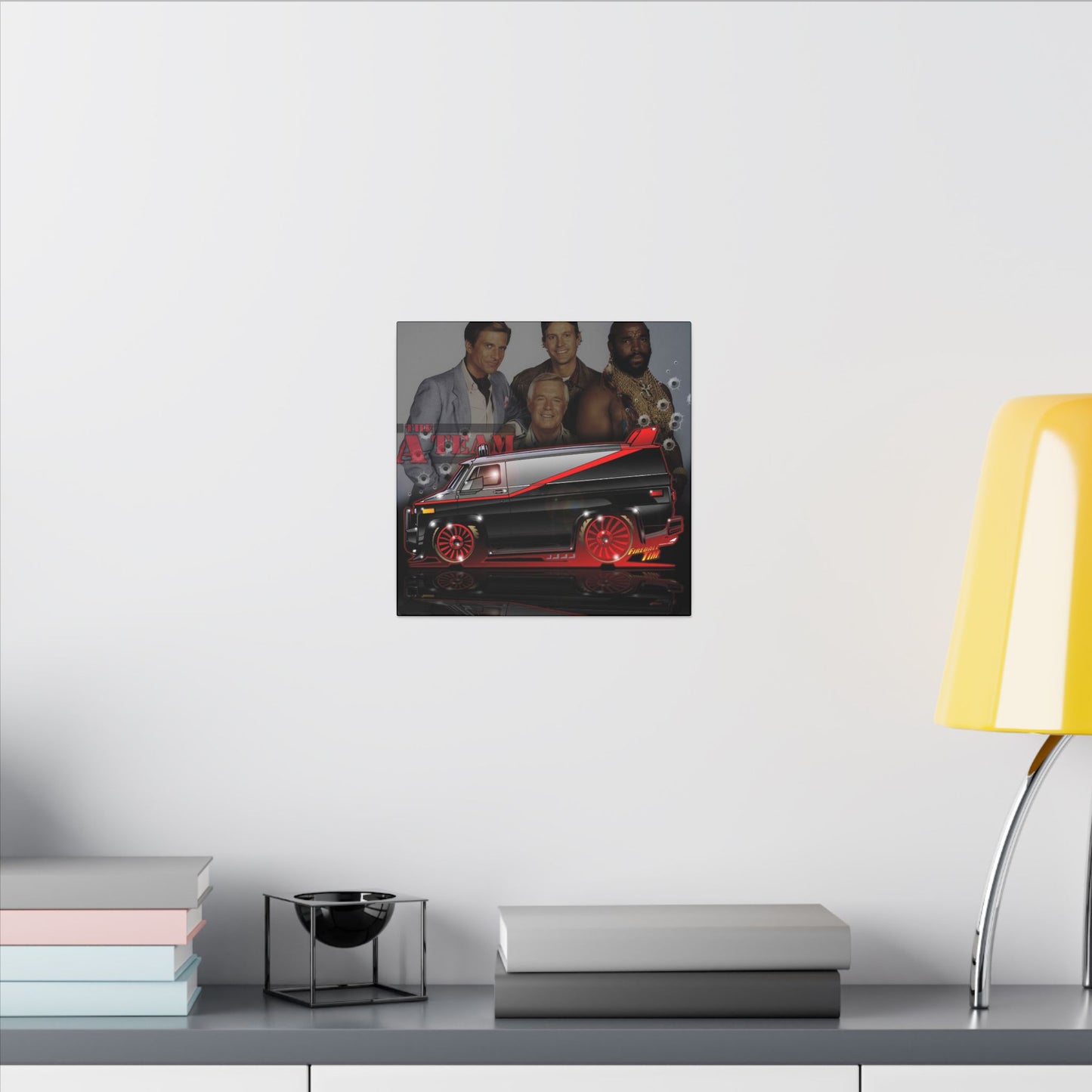 ATEAM VAN TV Show Car Canvas Art Print - 2 Sizes