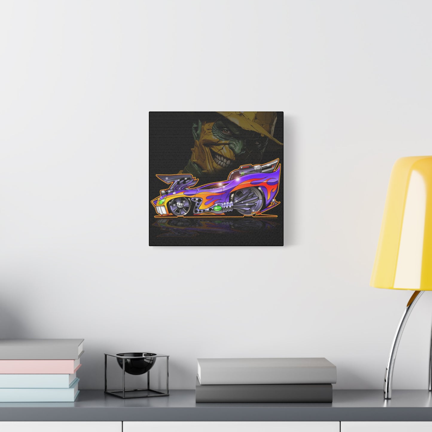 SON OF THE MASK Musclecar Fireball Art Canvas Print
