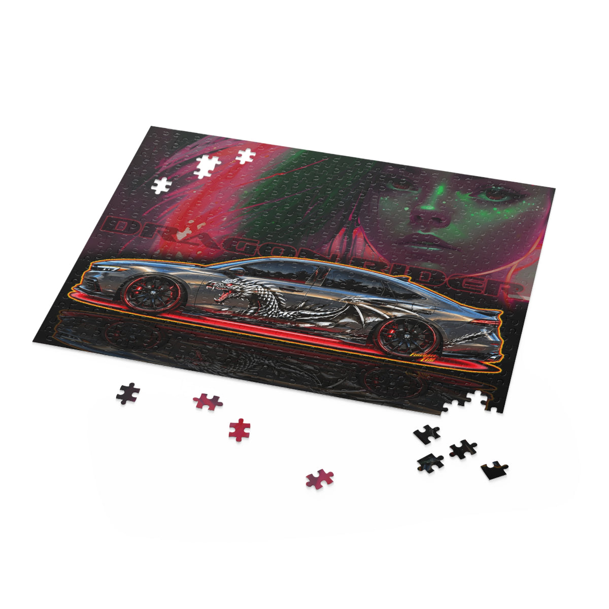 HONDA ACCORD 2025 Dragon Rider Collectible Fireball Art Jigsaw Puzzle — (120/252/500‑Piece)