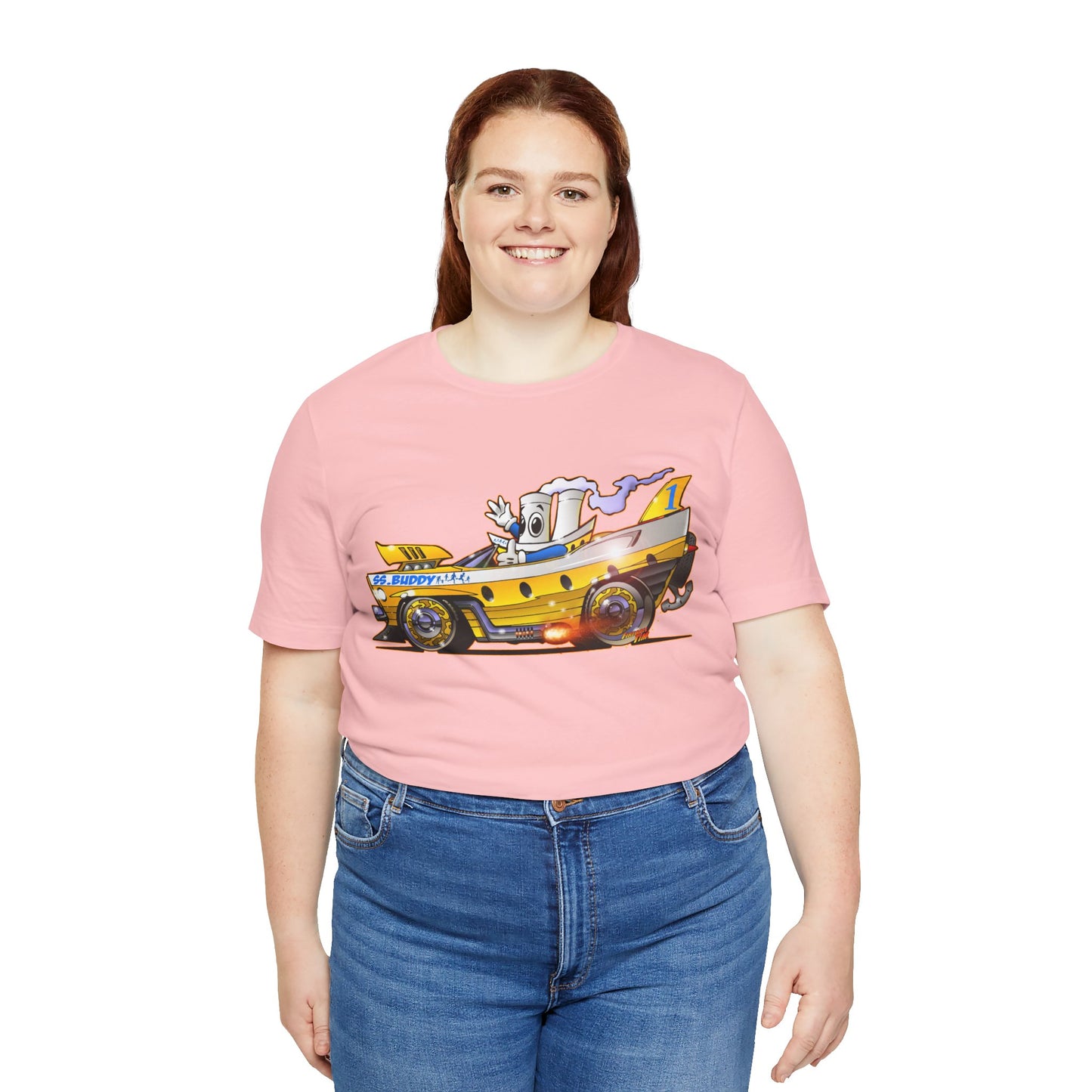 BUDDY CRUISE BUDDYMOBILE Custom Car Art Short Sleeve Tee in 17 Colors