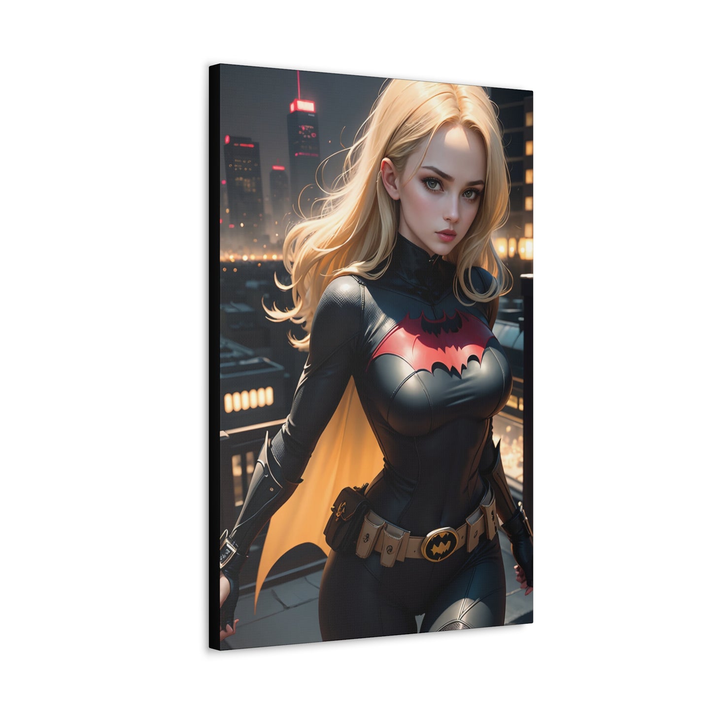 BATMAN BATGIRL Superhero Concept Art Canvas Print 20x30