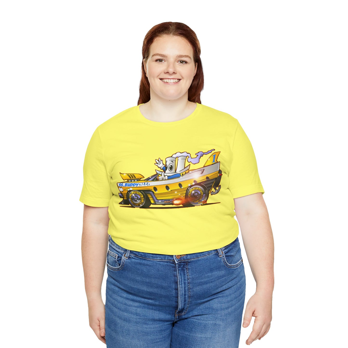 BUDDY CRUISE BUDDYMOBILE Custom Car Art Short Sleeve Tee in 17 Colors