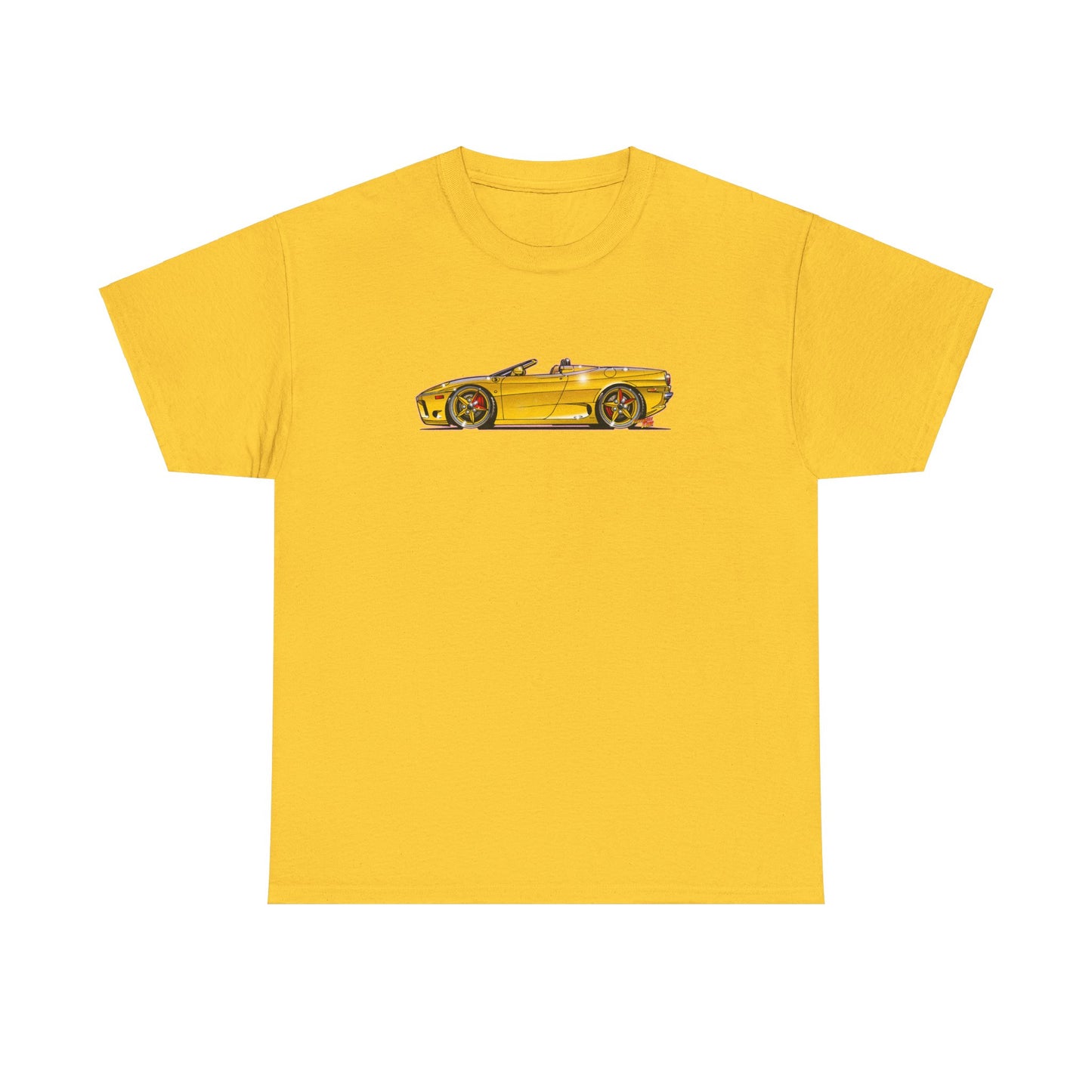 FERRARI 360 SPIDER Supercar Concept Art Heavy Cotton Tee 11 Colors