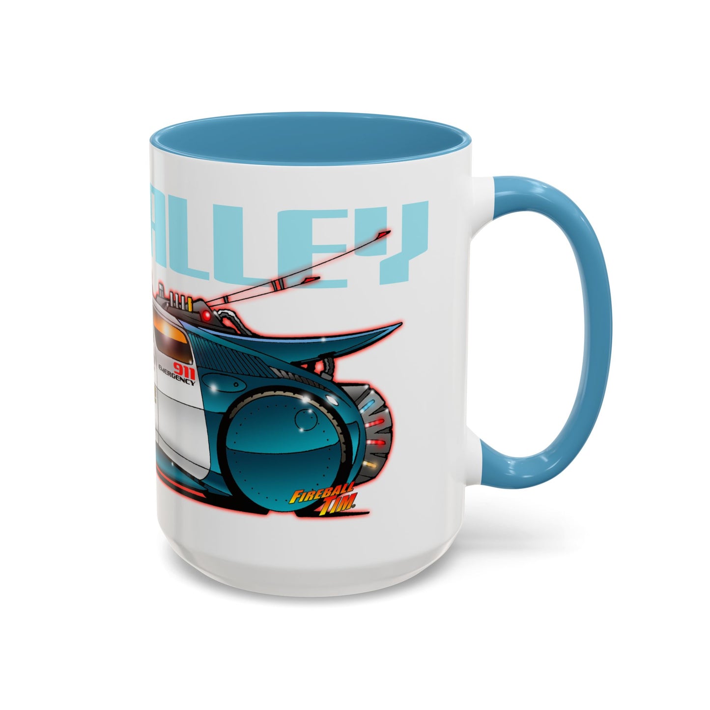BACK TO THE FUTURE 2 Hill Valley Police Car Collectible Coffee Mug 2 Sizes