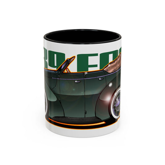 FORD DELUXE 1939 Convertible Fireball Art Coffee Mug 2 Sizes