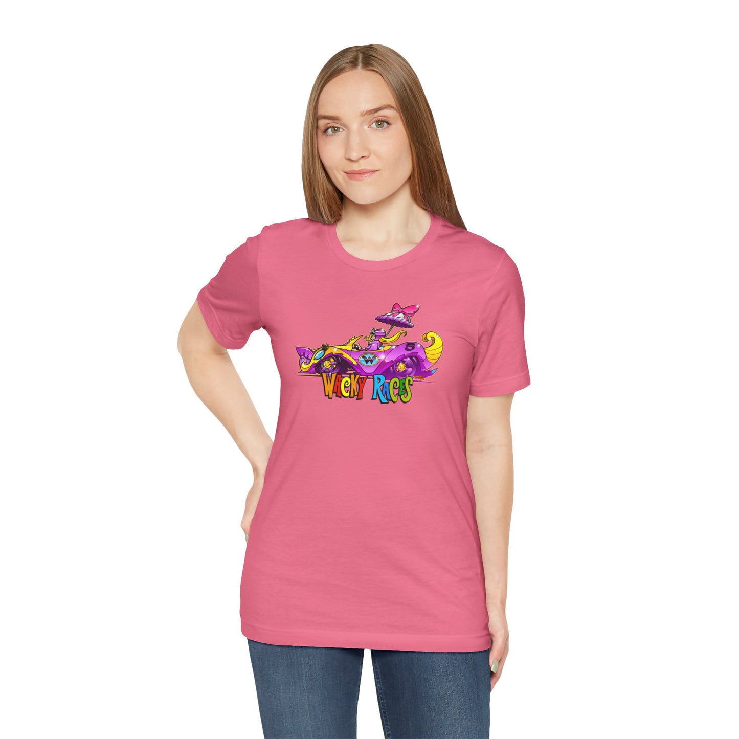 PENELOPE PITSTOP Wacky Races Cartoon Concept Art Short Sleeve Tee 10 Colors