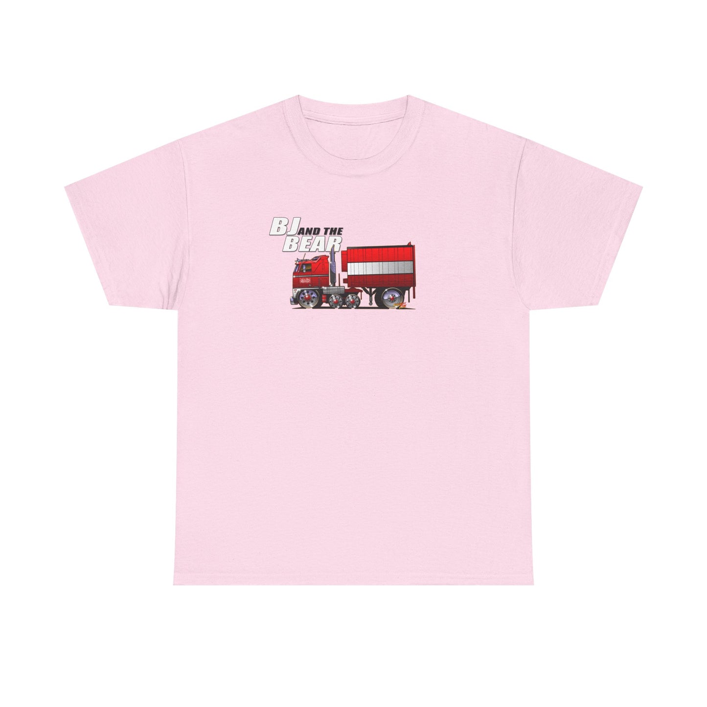 BJ AND THE BEAR Semi Truck Fireball Art Tee Shirt - Multiples