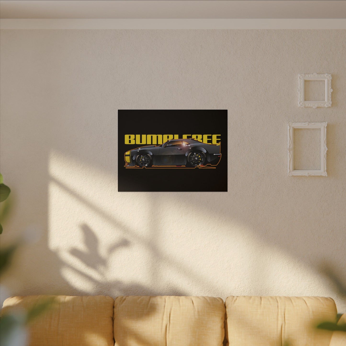 TRANSFORMERS BUMBLEBEE 1967 Camaro Fireball Art Canvas Print