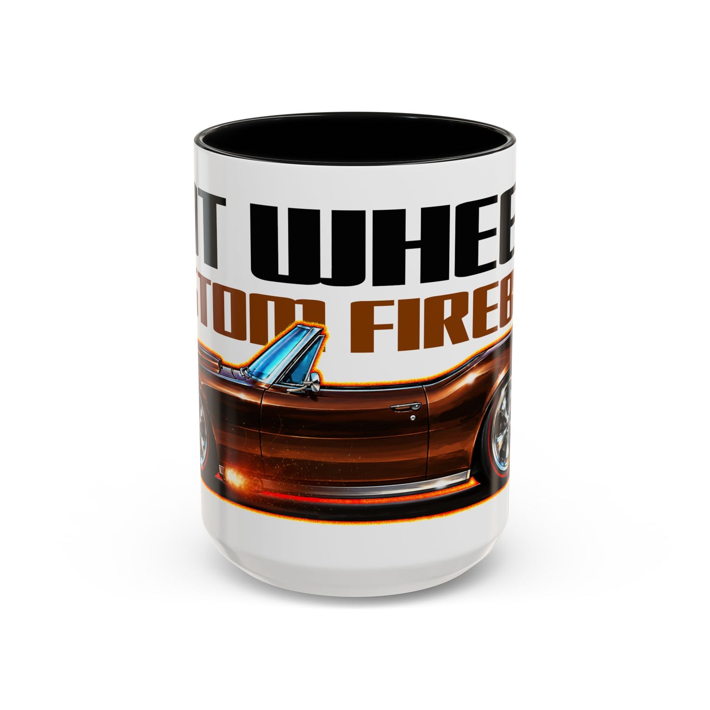 HOT WHEELS Sweet 16 CUSTOM FIREBIRD Collectible Fireball Art Coffee Mug - 2 Sizes