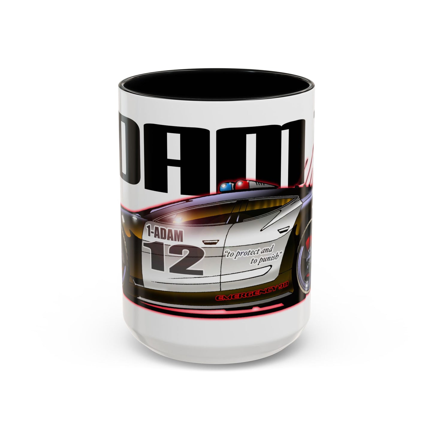 ADAM 12 FISKER KARMA Police Car Collectible Coffee Mug - Two Sizes