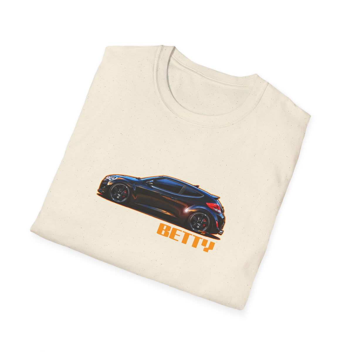 HYUNDAI VELOSTER 2012 Black Betty Collectible Fireball Art TeeShirt