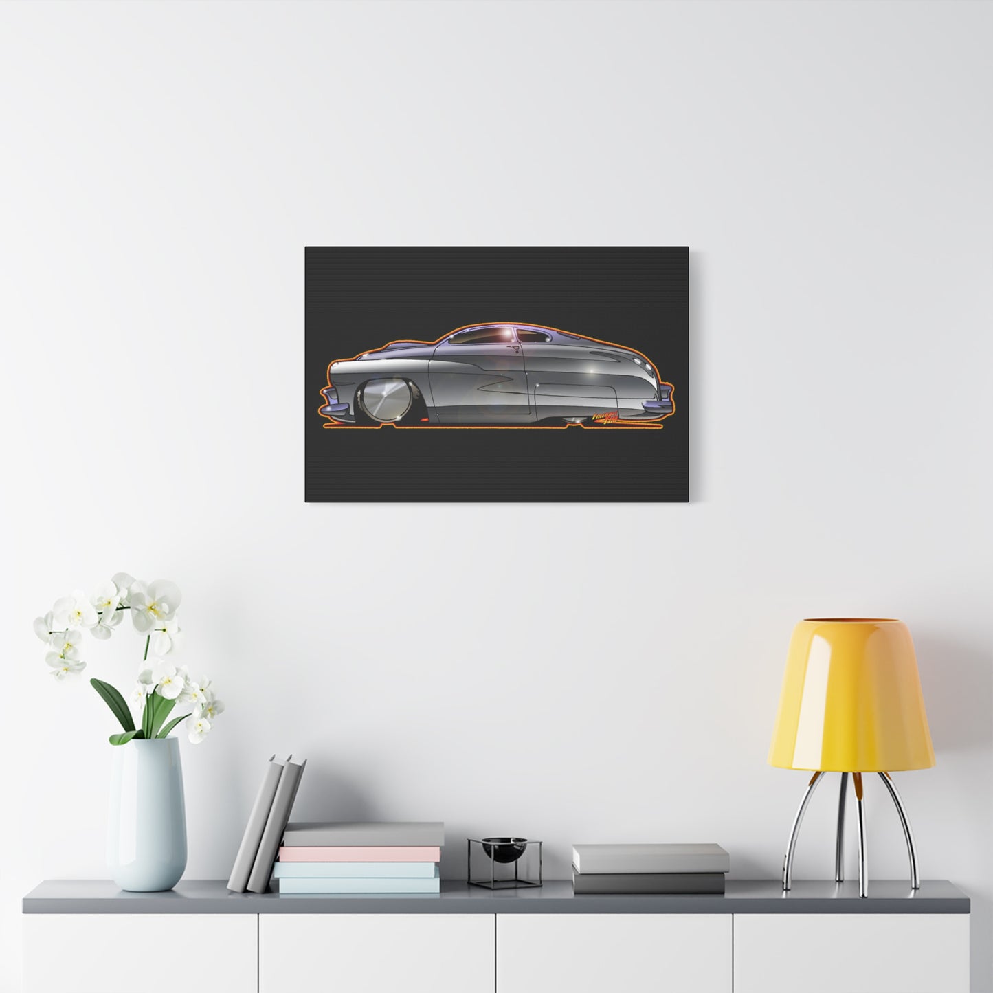 COBRA MERCURY Sylvester Stallone Collectible Fireball Art Canvas Print