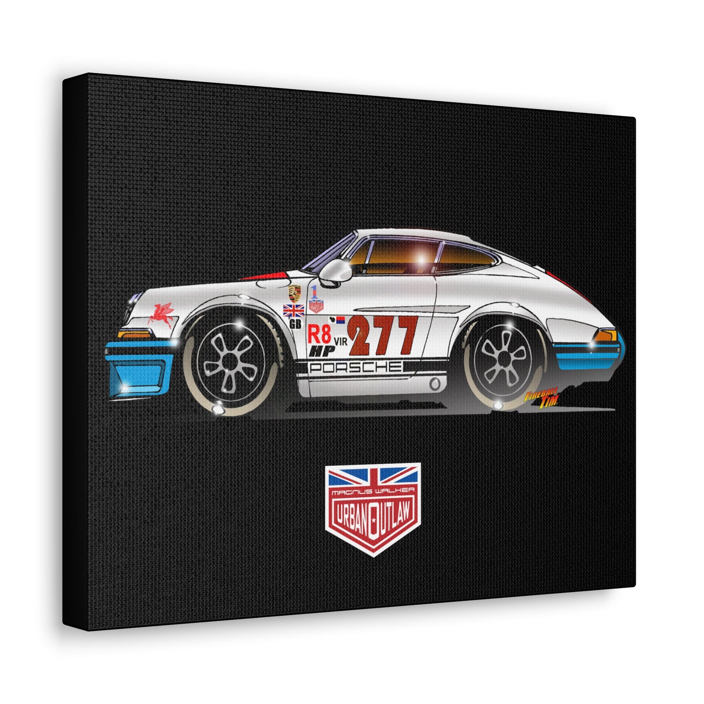 MAGNUS WALKER 277 Urban Outlaw Porsche Concept Art Canvas Print 11X14