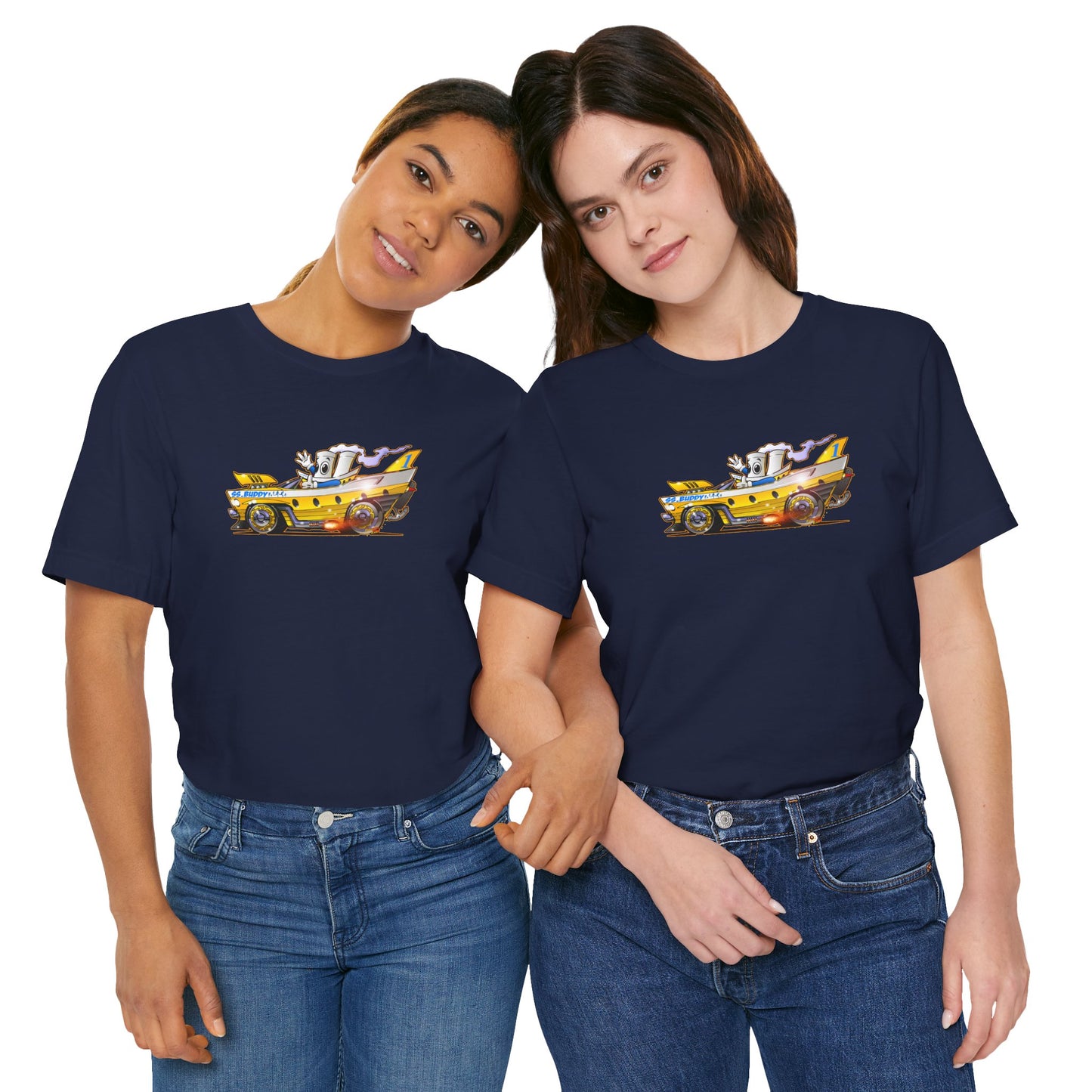 BUDDY CRUISE BUDDYMOBILE Custom Car Art Short Sleeve Tee in 17 Colors