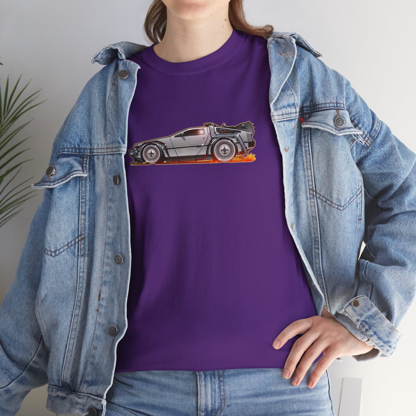 BACK TO THE FUTURE DELOREAN Time Machine Concept Art Tee Shirt 11 Colors