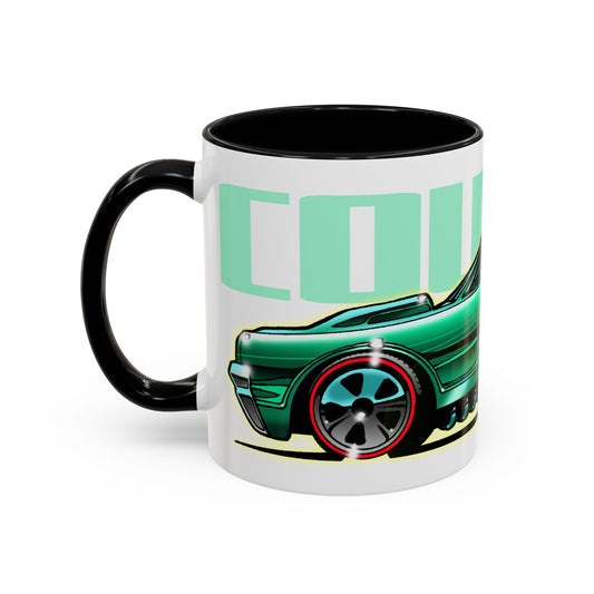 HOT WHEELS CUSTOM MERCURY COUGAR Muscle Car Collectible Fireball Art Coffee Mug