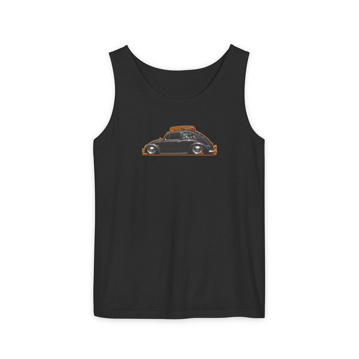 AIRKOOLED KLASSICS Custom VW Bug Collectible Fireball Art Tank Top Tee Shirt