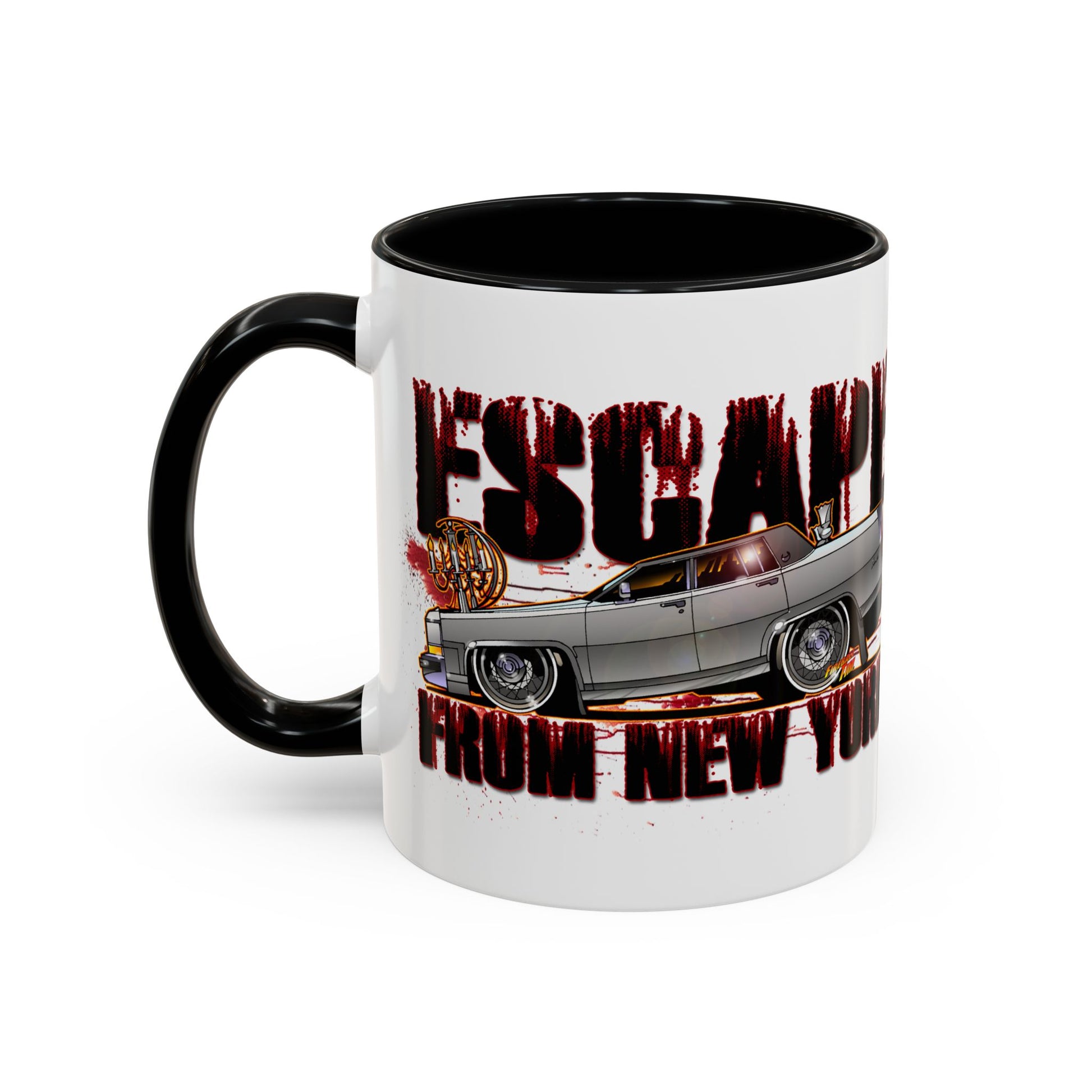 ESCAPE FROM NEW YORK Duke Cadillac Concept Art Coffee Mug 2 Sizes-Mug-Fireball Tim Garage