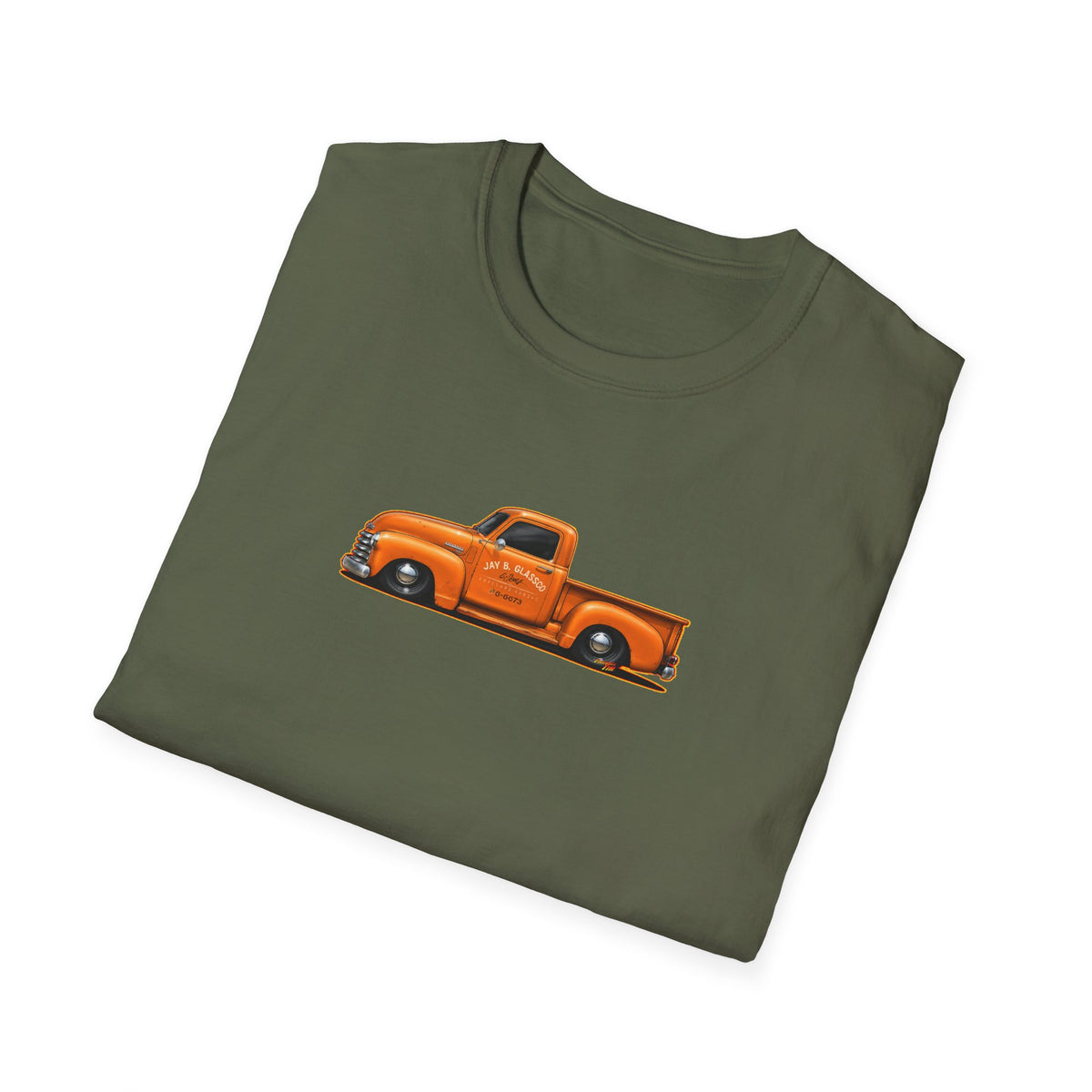 CHEVROLET 1949 C1500 PICKUP TRUCK Collectible Fireball Art TeeShirt
