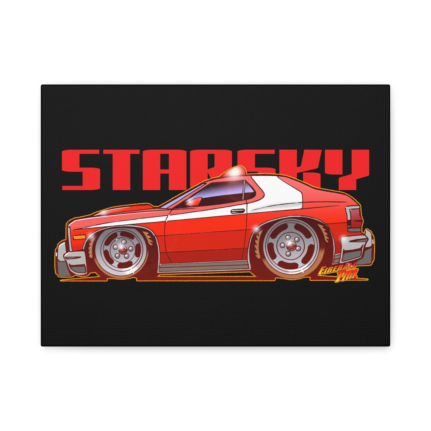 STARSKY Torino Fireball Canvas Art Print - 11x14
