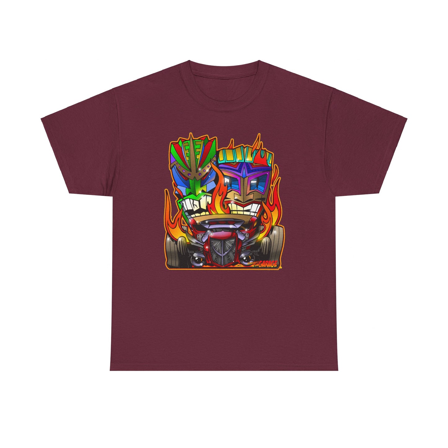 HOT ROD TIKIS Concept Art Tiki Unisex Heavy Cotton Tee 13 Colors