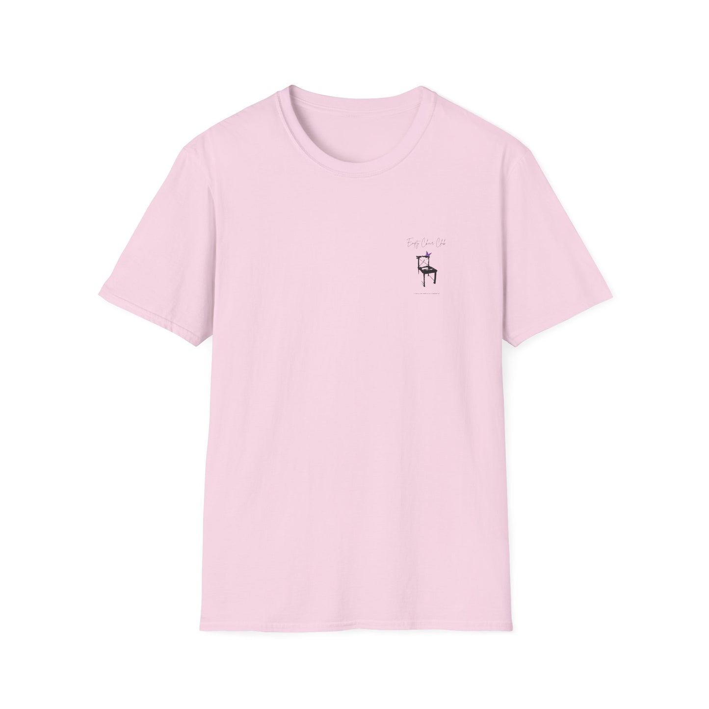 EMPTY CHAIR CLUB Unisex Softstyle T-Shirt - Casual Comfort for Relaxation and Reflection
