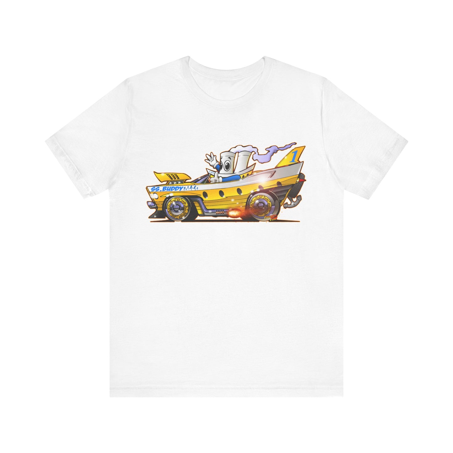 BUDDY CRUISE BUDDYMOBILE Custom Car Art Short Sleeve Tee in 17 Colors