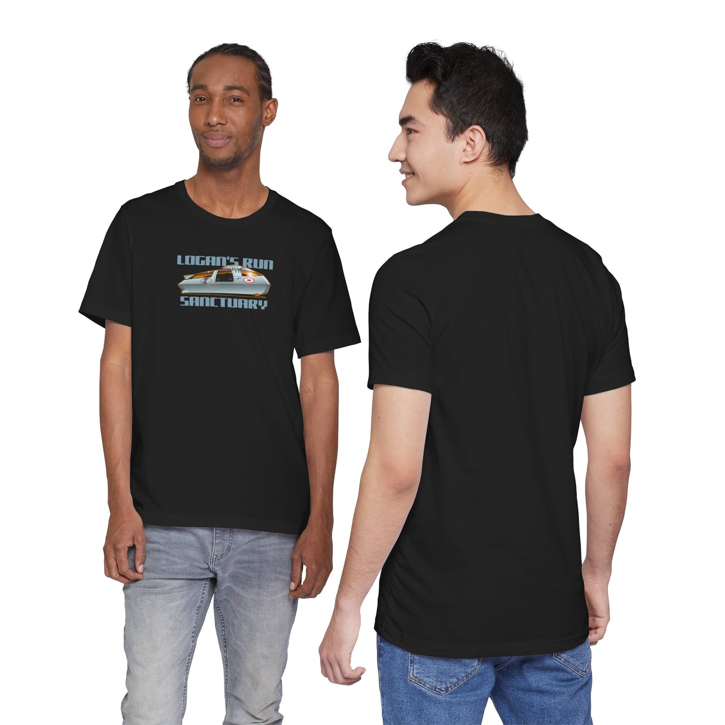 LOGAN'S RUN Sci Fi TV Car Collectible Fireball Art Short Sleeve Tee 12 Colors