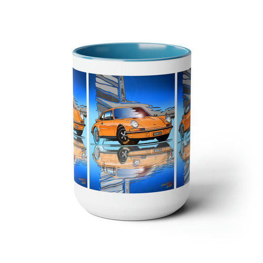 PORSCHE 911 RS 1973 Classic Car Coffee Mug, Sports Car-Mug-Fireball Tim Garage