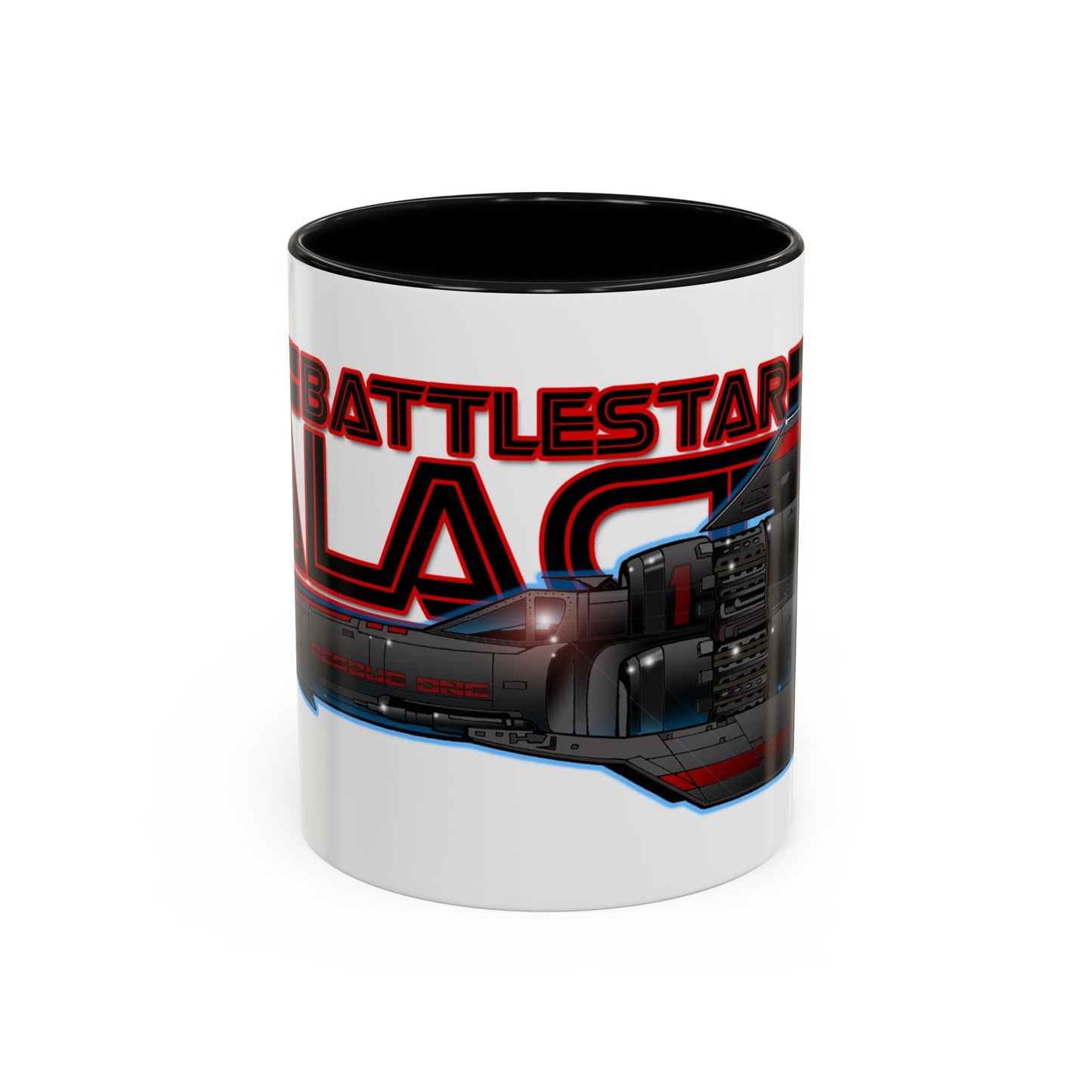 BATTLESTAR GALACTICA Colonial Viper Concept Art Logo Coffee Mug 2 Sizes