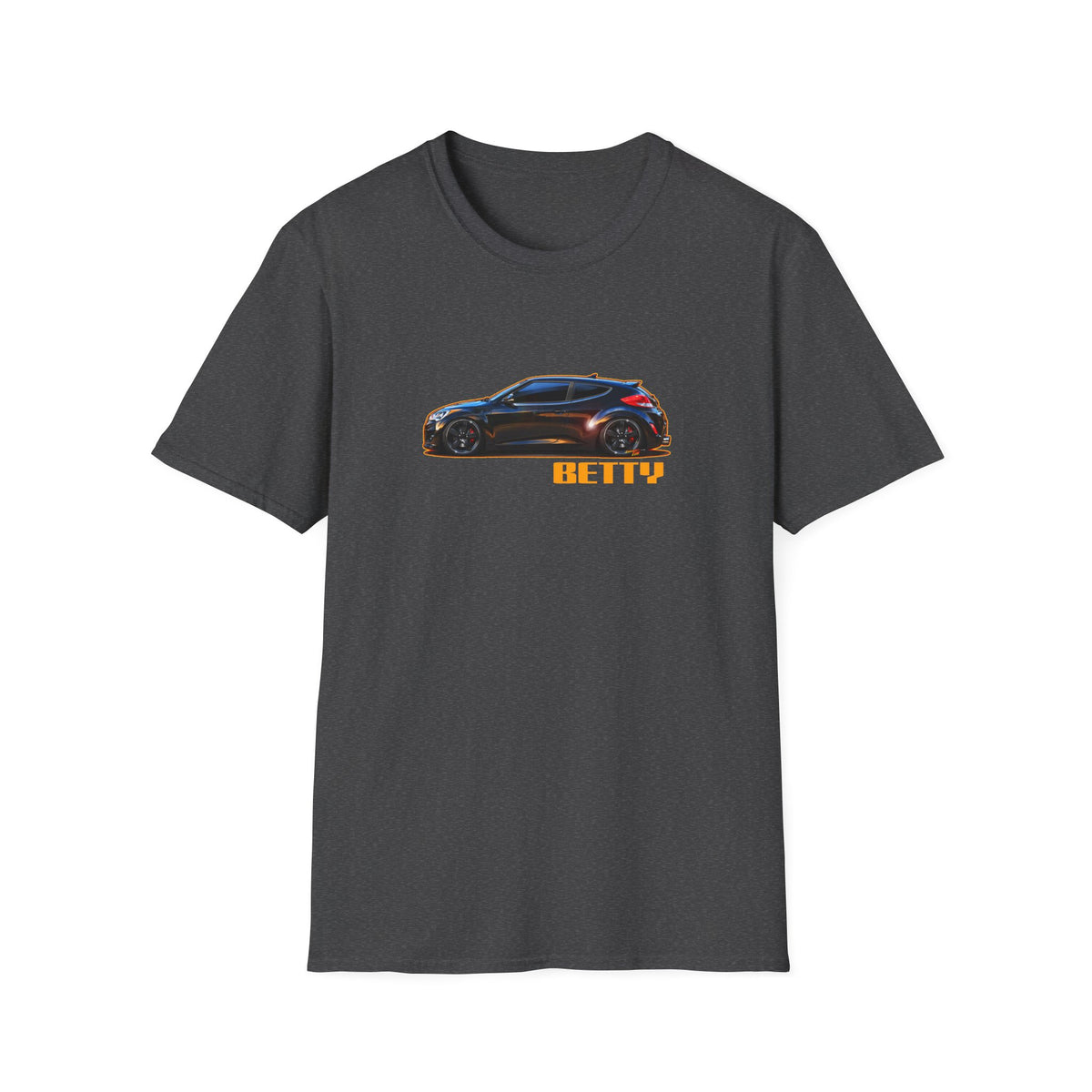 HYUNDAI VELOSTER 2012 Black Betty Collectible Fireball Art TeeShirt