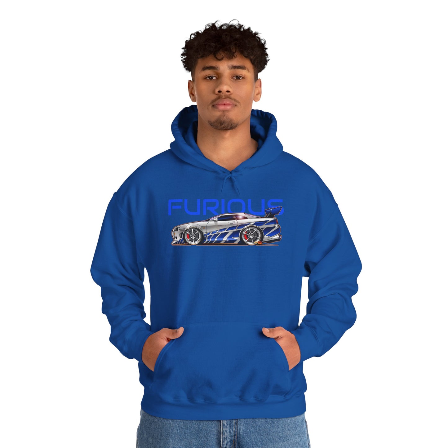 FAST AND FURIOUS NISSAN SKYLINE GTR Hooded Sweatshirt Multi Colors