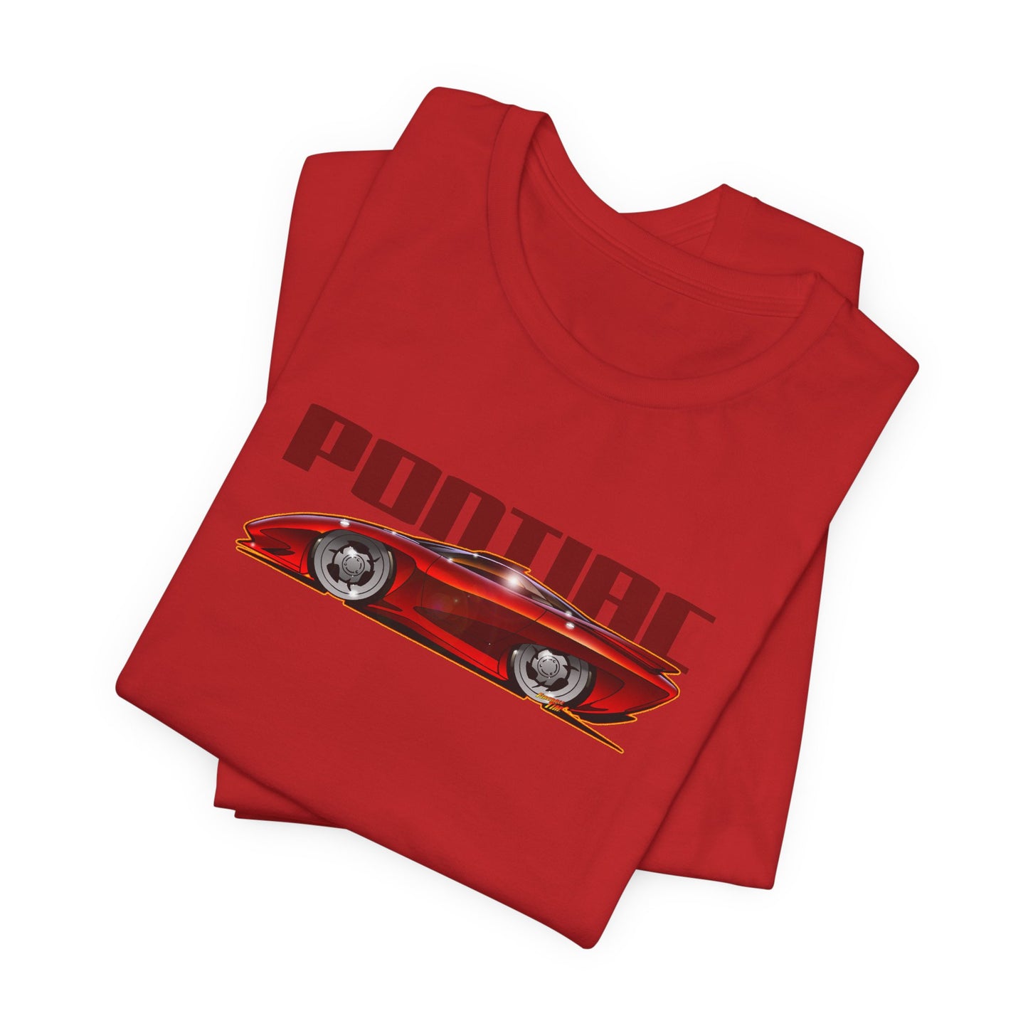 PONTIAC BANSHEE Concept Car Collectible Fireball Art Tee Shirt