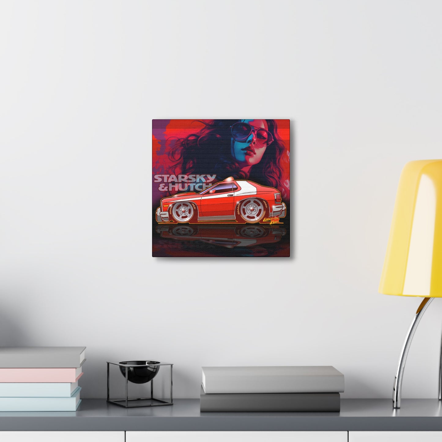 STARSKY AND HUTCH TV Show Car Canvas MASTERPRINT 2 Sizes