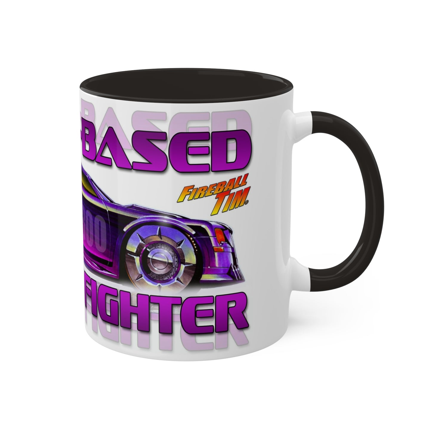 CHRYSLER 300 Tactical Fighter Coffee Mug, Coffee Cup, Mopar, Mopar Mug, Fireball Tim, Pink, Car Mug, Movie Car, Movie Cars