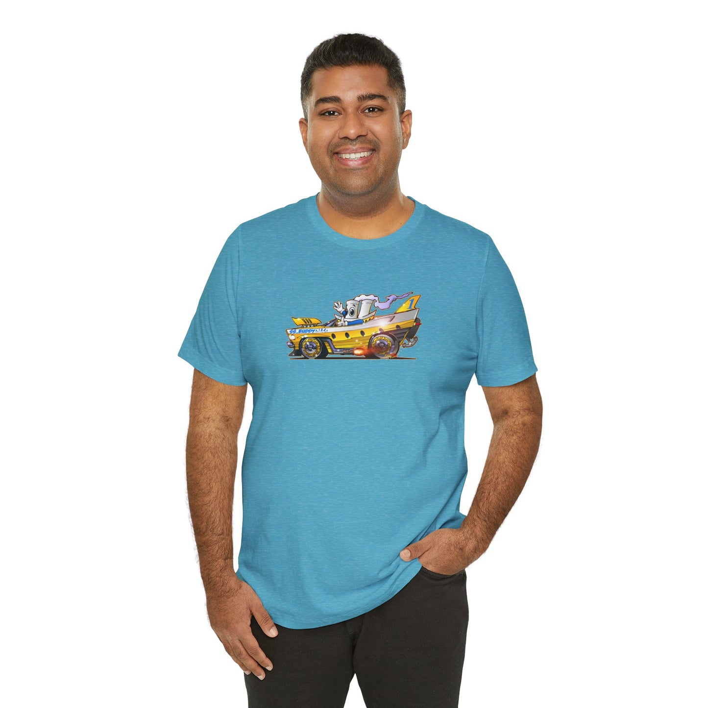 BUDDY CRUISE BUDDYMOBILE Custom Car Art Short Sleeve Tee in 17 Colors