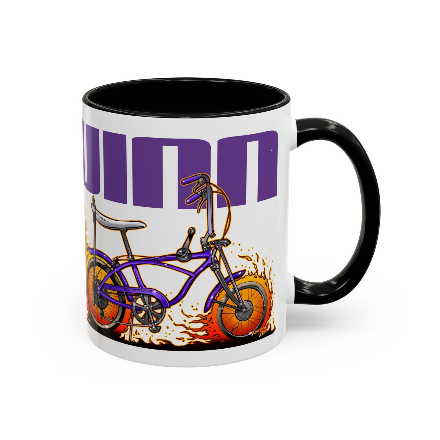 SCHWINN GRAPE CRUSH Bicycle Collectible Coffee Art Mug 2 Sizes