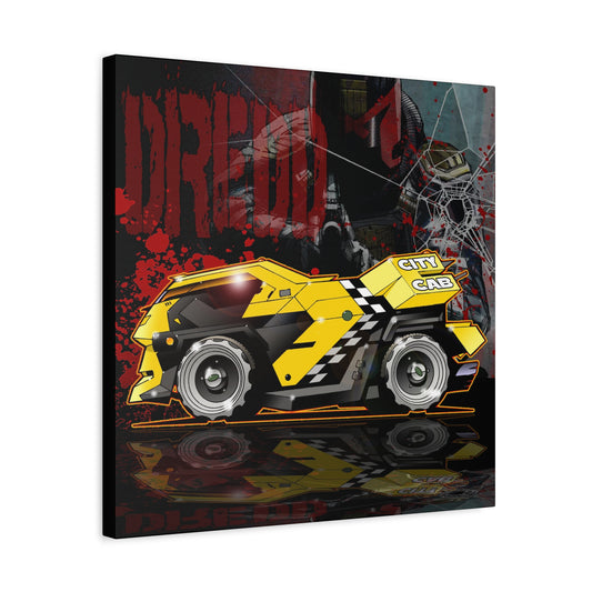 JUDGE DREDD Taxi Cab Movie Car Canvas Art Print - 2 Sizes