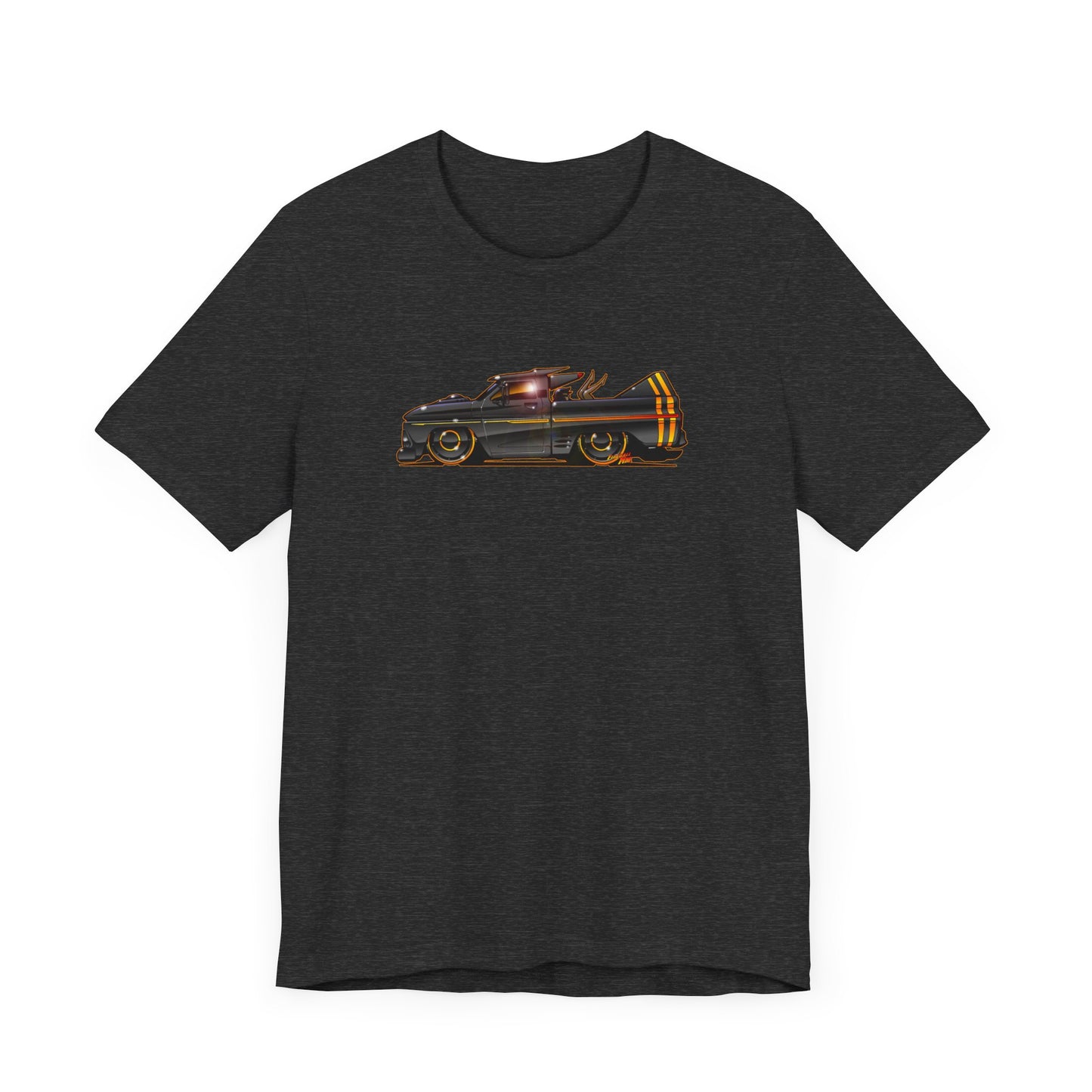 CHEVROLET C10 1960 Stinger Pickup Truck Concept Art Custom Short Sleeve Tee 8 Colors