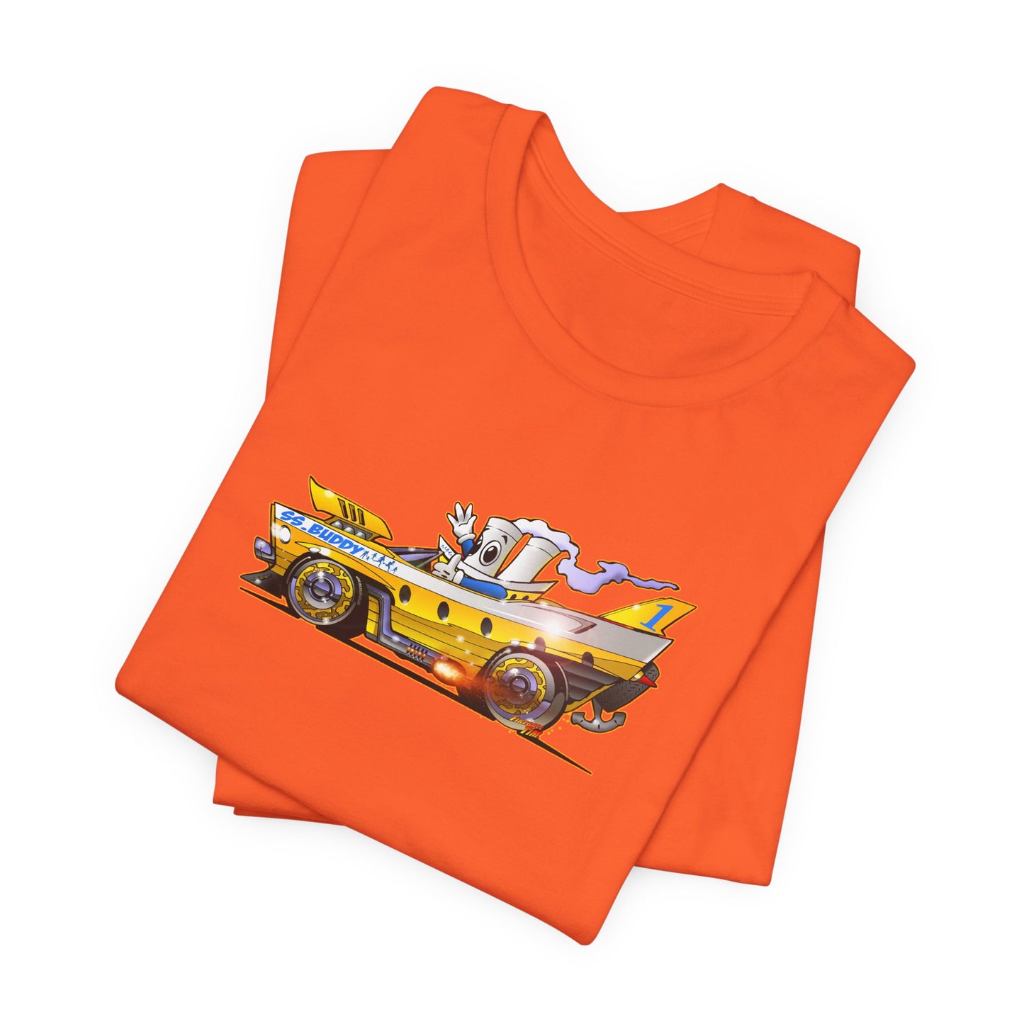 BUDDY CRUISE BUDDYMOBILE Custom Car Art Short Sleeve Tee in 17 Colors